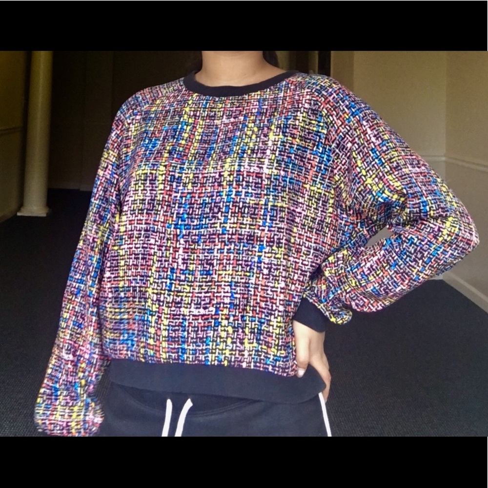 Multicolored long sleeve shirt